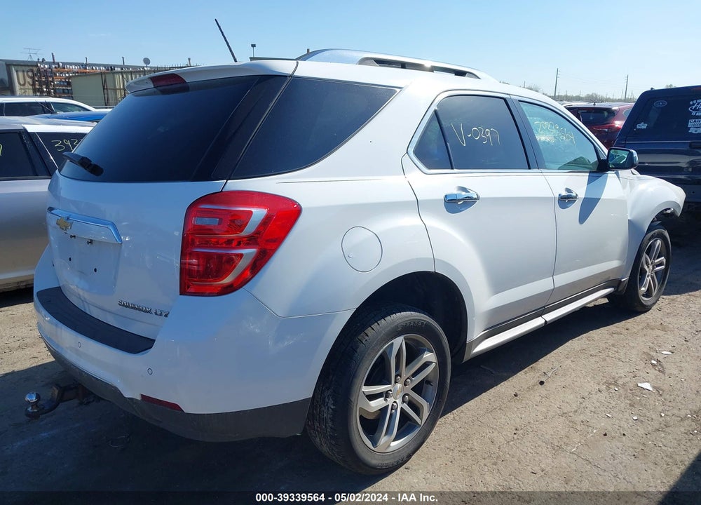 2016 CHEVROLET EQUINOX LTZ VIN: 2GNFLGEK2G6290397