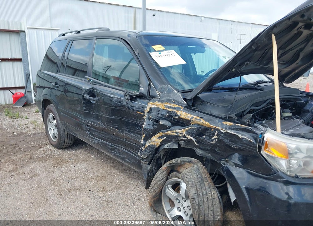 2007 HONDA PILOT EX-L VIN: 5FNYF28567B003977