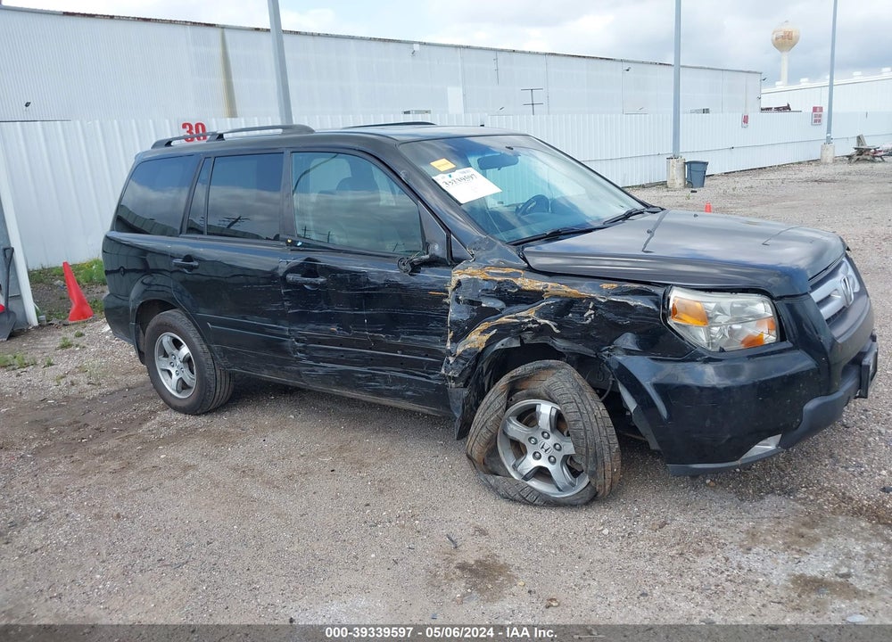 2007 HONDA PILOT EX-L VIN: 5FNYF28567B003977