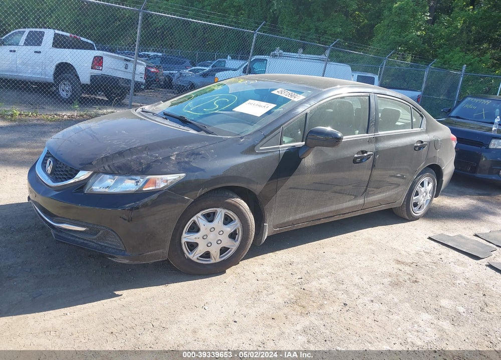 2015 HONDA CIVIC LX VIN: 19XFB2E54FE038397