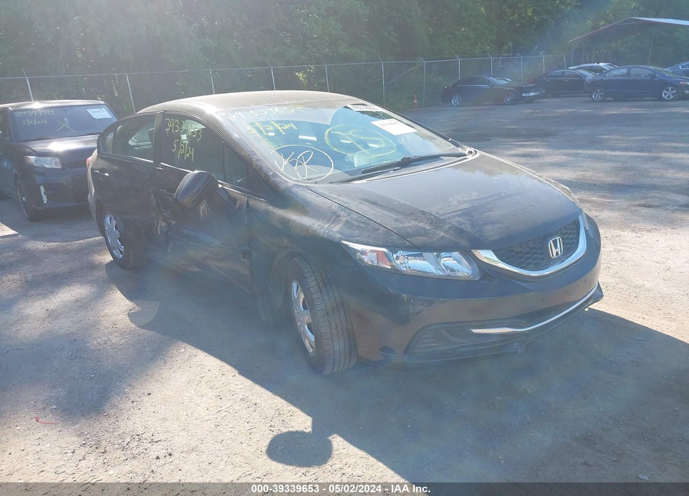 2015 HONDA CIVIC LX VIN: 19XFB2E54FE038397