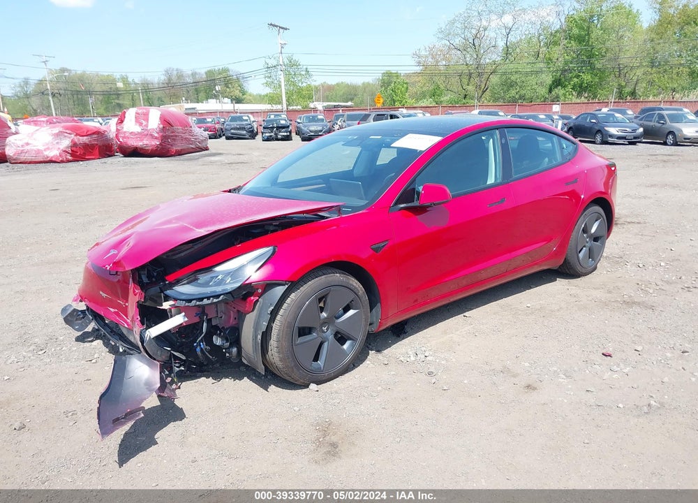 2021 TESLA MODEL 3 LONG RANGE DUAL MOTOR ALL-WHEEL DRIVE VIN: 5YJ3E1EB7MF055924