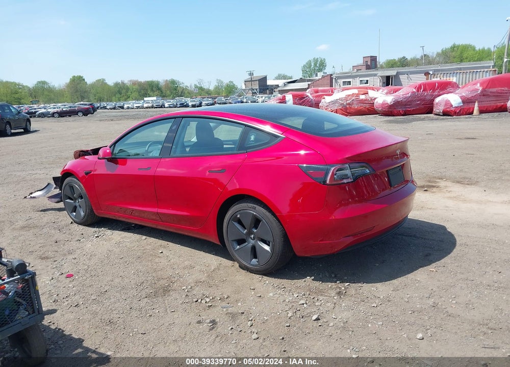 2021 TESLA MODEL 3 LONG RANGE DUAL MOTOR ALL-WHEEL DRIVE VIN: 5YJ3E1EB7MF055924