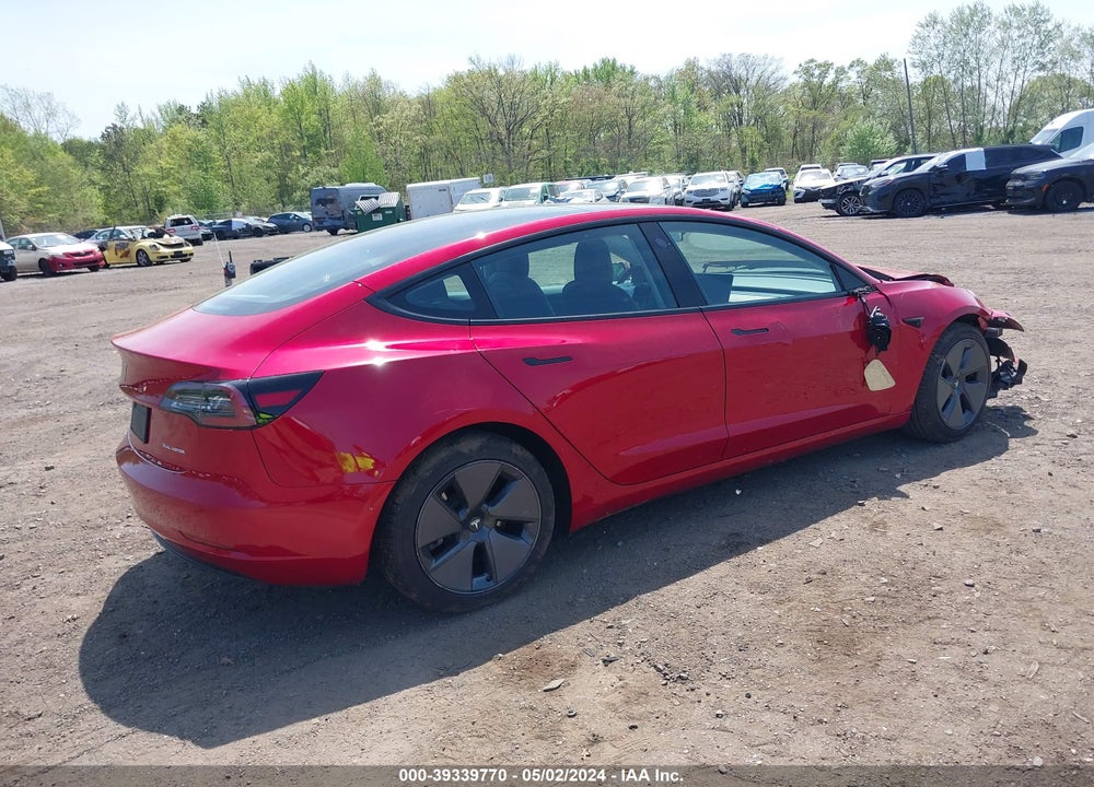 2021 TESLA MODEL 3 LONG RANGE DUAL MOTOR ALL-WHEEL DRIVE VIN: 5YJ3E1EB7MF055924