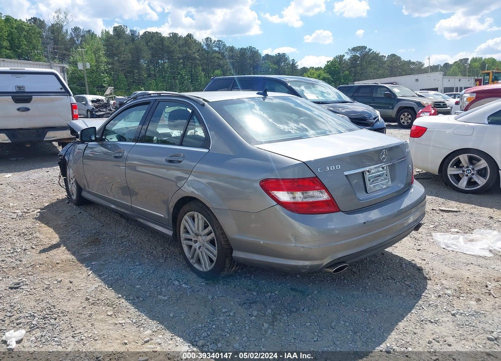2008 MERCEDES-BENZ C 300 VIN: WDDGF81X38F142767