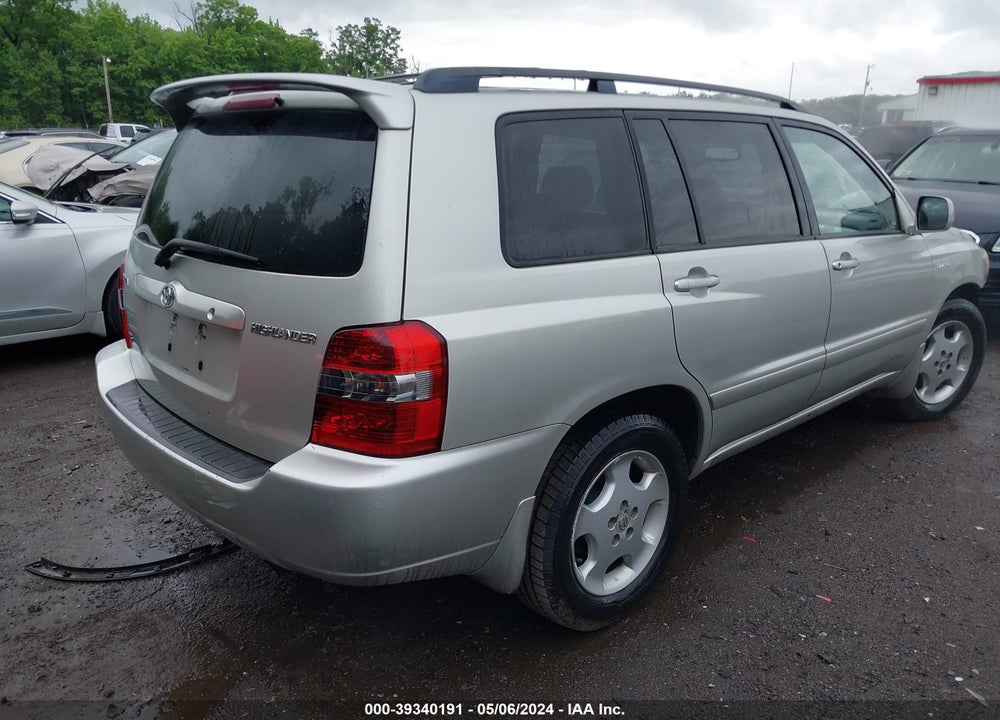 2004 TOYOTA HIGHLANDER LIMITED V6 VIN: JTEDP21A640013451