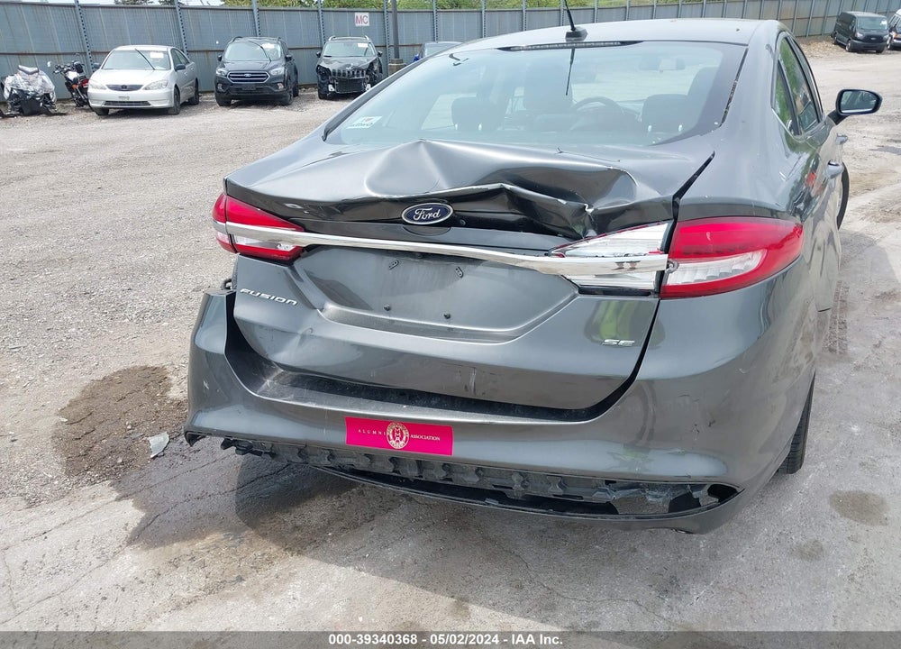 2017 FORD FUSION SE VIN: 3FA6P0H76HR394077
