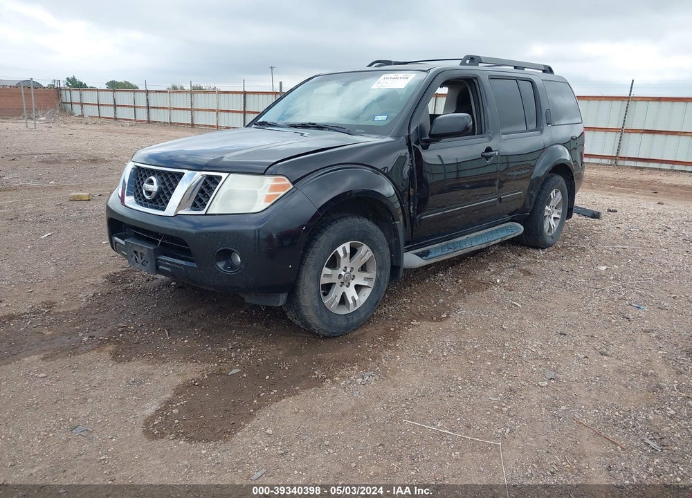 2010 NISSAN PATHFINDER SE VIN: 5N1AR1NNXAC604297
