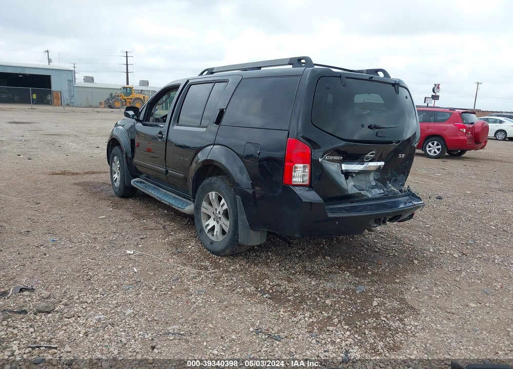 2010 NISSAN PATHFINDER SE VIN: 5N1AR1NNXAC604297
