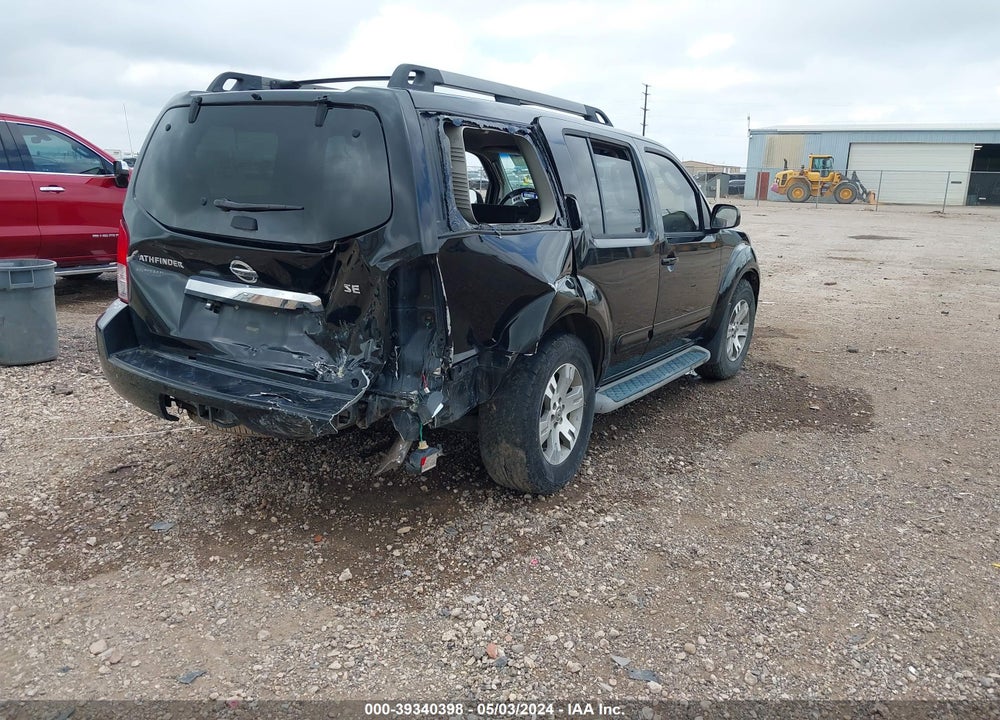 2010 NISSAN PATHFINDER SE VIN: 5N1AR1NNXAC604297