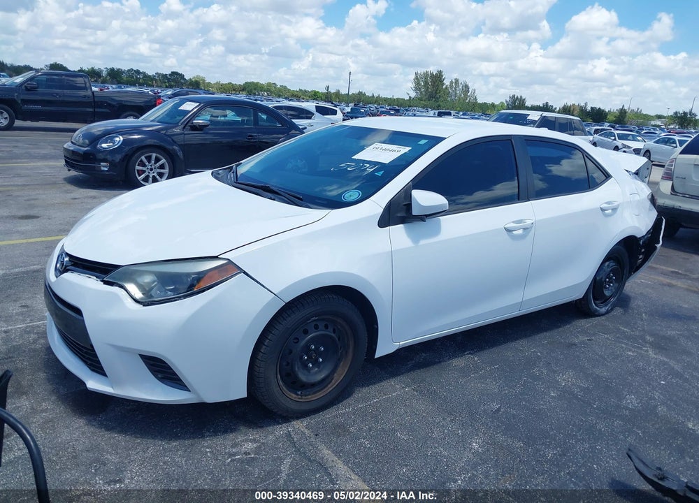 2016 TOYOTA COROLLA LE VIN: 5YFBURHE9GP525074