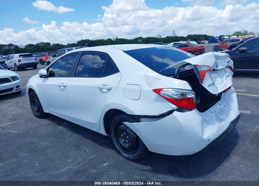 2016 TOYOTA COROLLA LE VIN: 5YFBURHE9GP525074