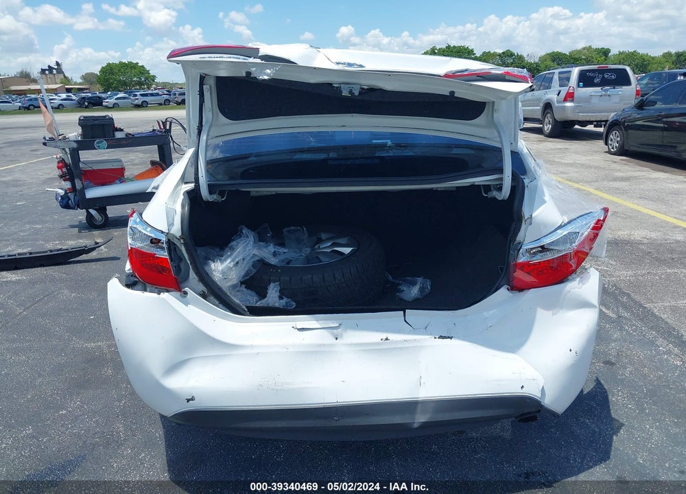 2016 TOYOTA COROLLA LE VIN: 5YFBURHE9GP525074