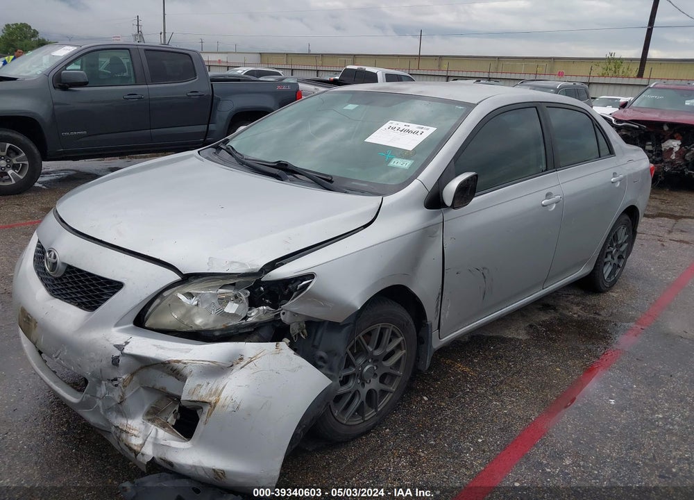 2009 TOYOTA COROLLA XLE VIN: 1NXBU40E79Z103756