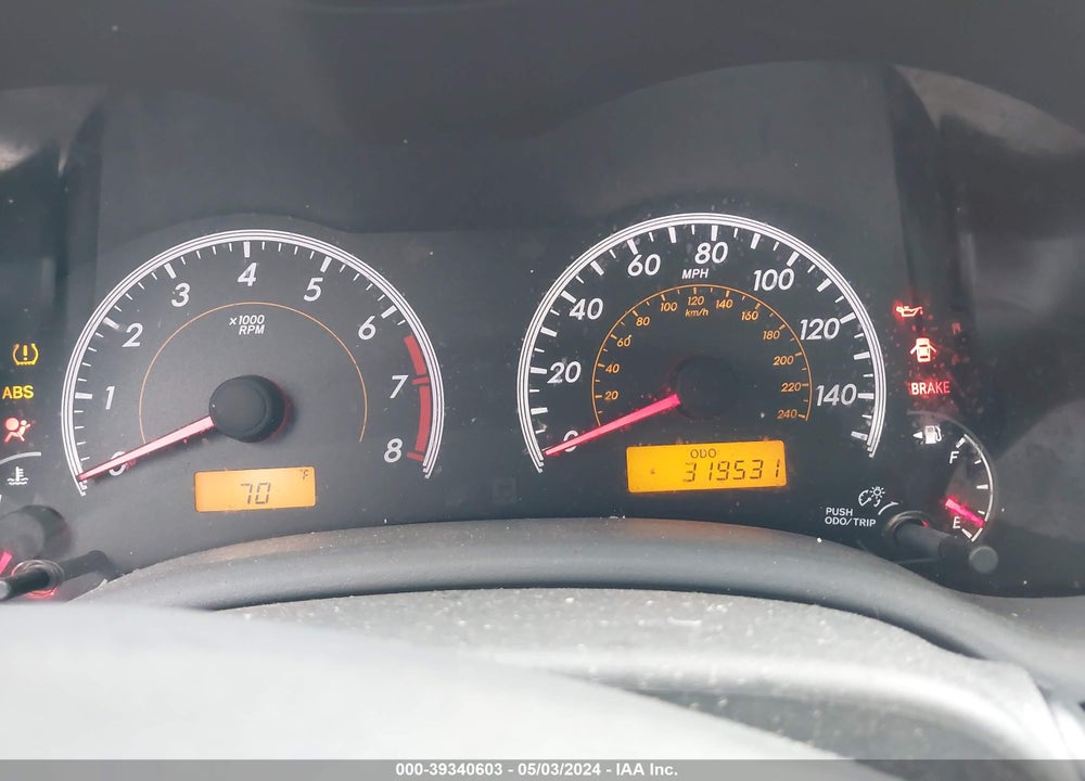 2009 TOYOTA COROLLA XLE VIN: 1NXBU40E79Z103756