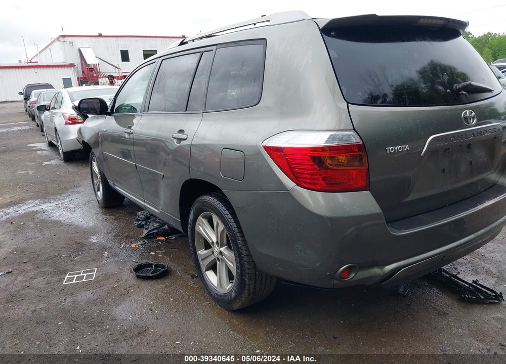 2009 TOYOTA HIGHLANDER SPORT VIN: JTEDS43A992084694