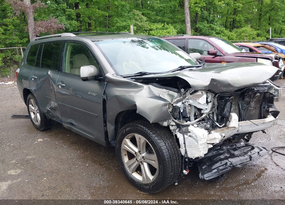 2009 TOYOTA HIGHLANDER SPORT VIN: JTEDS43A992084694