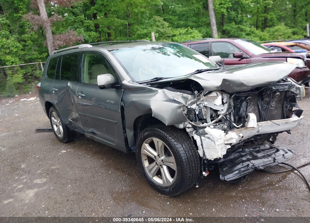 2009 TOYOTA HIGHLANDER SPORT VIN: JTEDS43A992084694