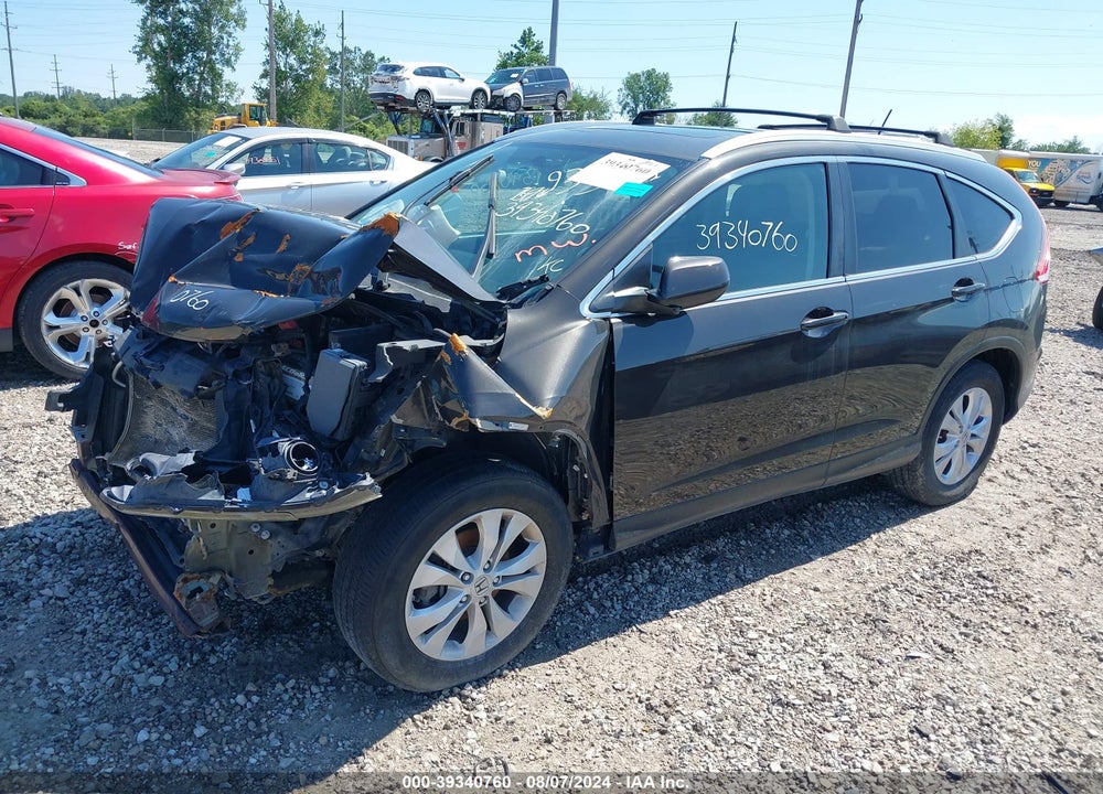 2013 HONDA CR-V EX-L VIN: 5J6RM4H72DL049350