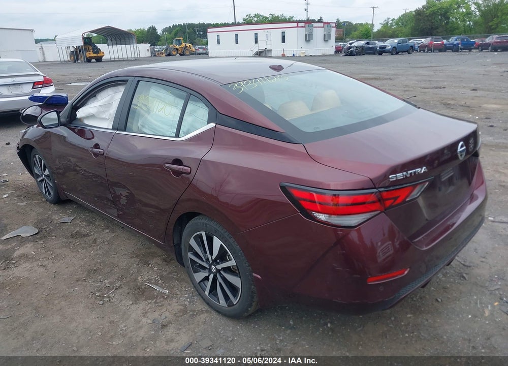 2022 NISSAN SENTRA SV XTRONIC CVT VIN: 3N1AB8CV5NY252119