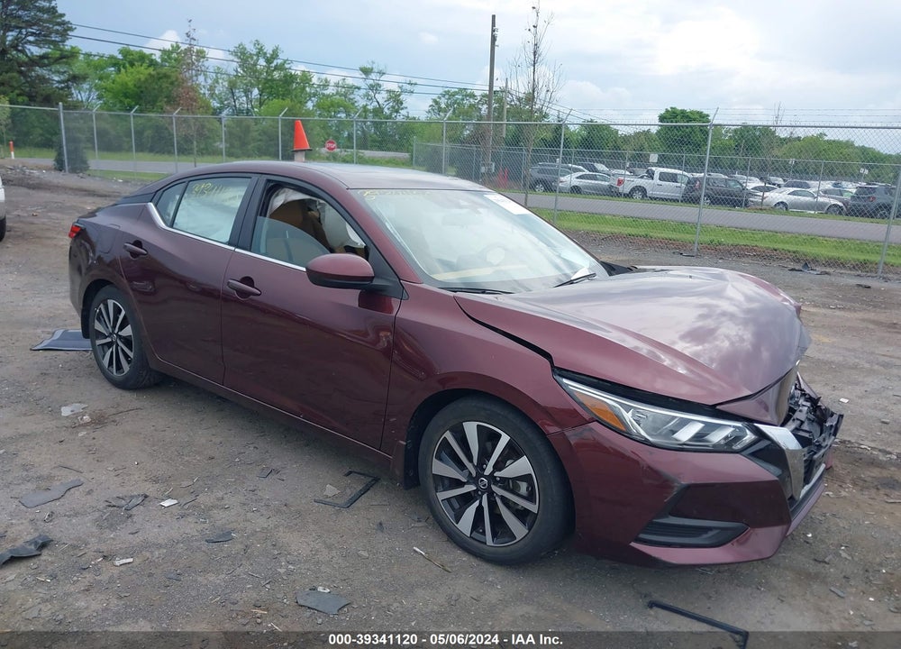2022 NISSAN SENTRA SV XTRONIC CVT VIN: 3N1AB8CV5NY252119