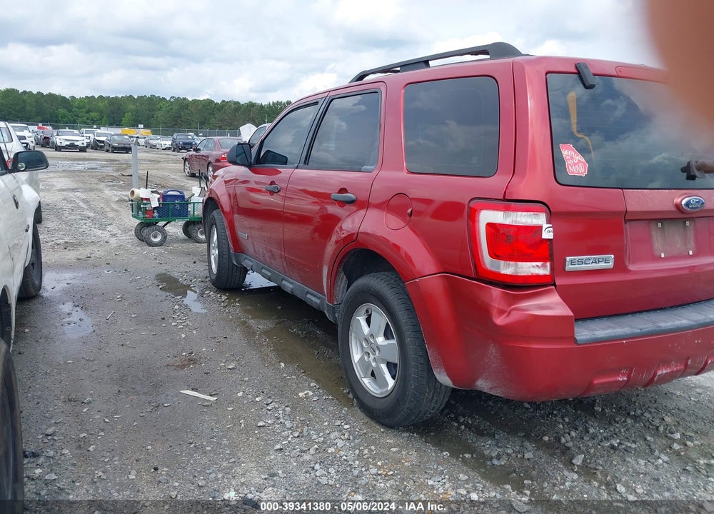 2008 FORD ESCAPE XLS/XLS MANUAL VIN: 1FMCU02Z78KC24911