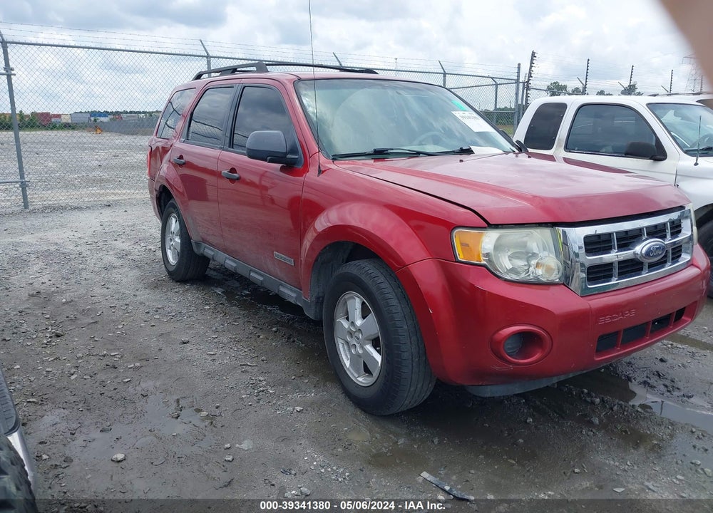 2008 FORD ESCAPE XLS/XLS MANUAL VIN: 1FMCU02Z78KC24911