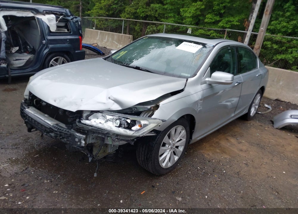 2013 HONDA ACCORD EX-L V-6 VIN: 1HGCR3F8XDA009887