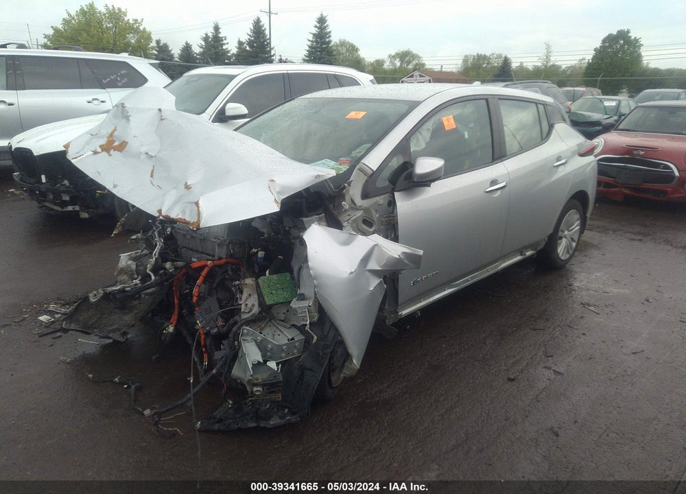 2018 NISSAN LEAF S VIN: 1N4AZ1CP9JC300957
