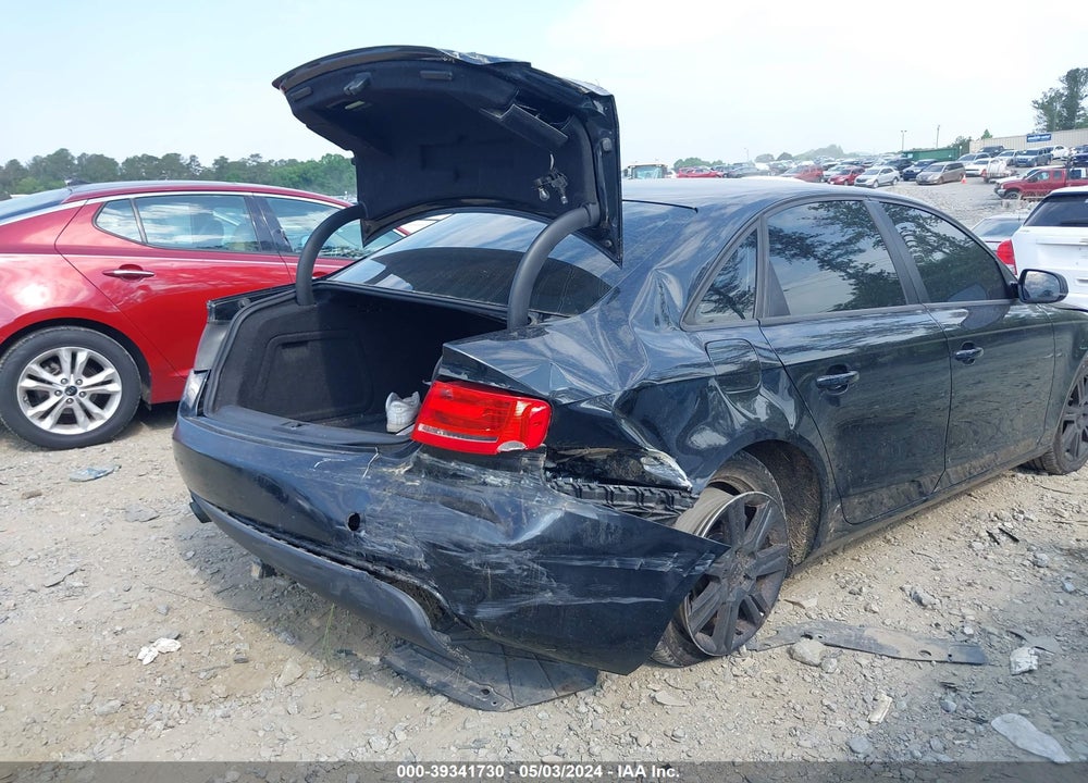 2011 AUDI A4 VIN: WAUDFAFL9BN019558