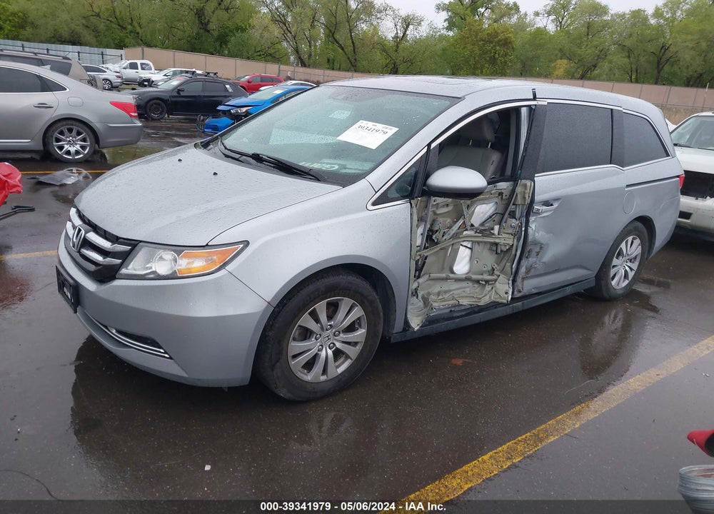 2017 HONDA ODYSSEY EX-L VIN: 5FNRL5H61HB009985
