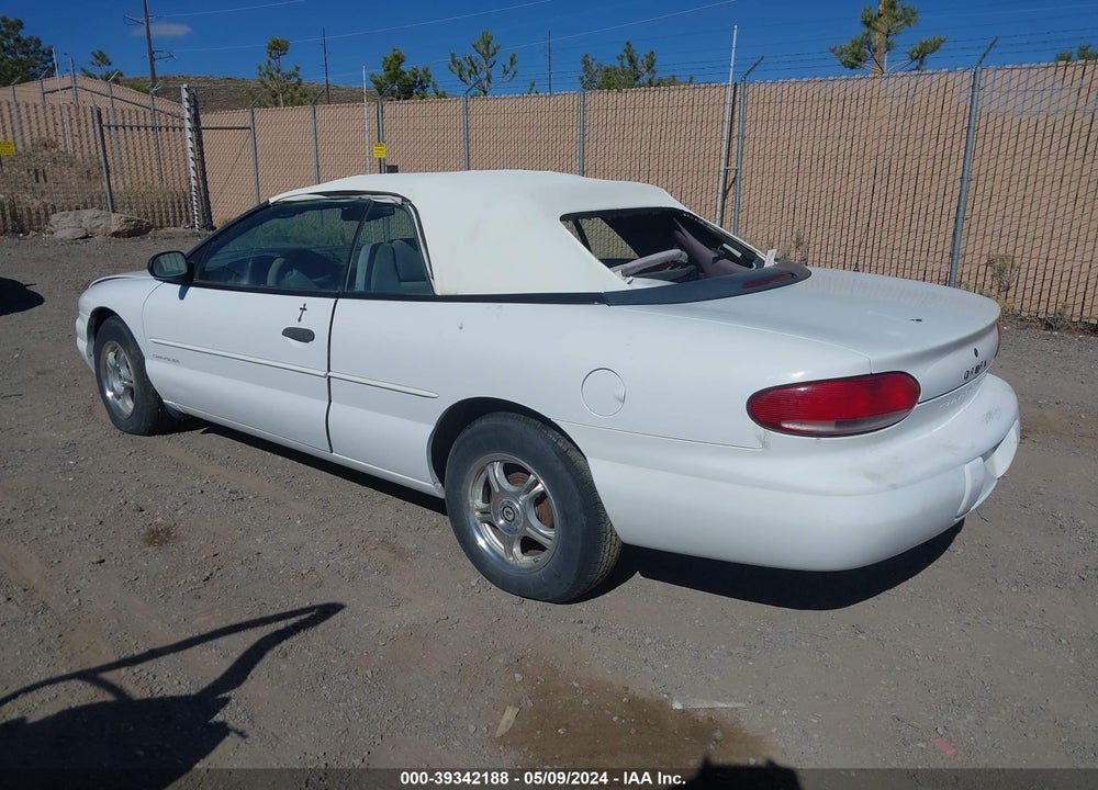 1996 CHRYSLER SEBRING JX VIN: 3C3EL45HXTT268472