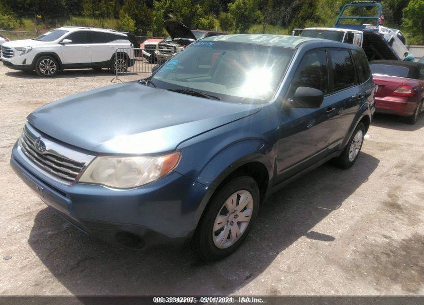 2009 SUBARU FORESTER 2.5X VIN: JF2SH61669H719163