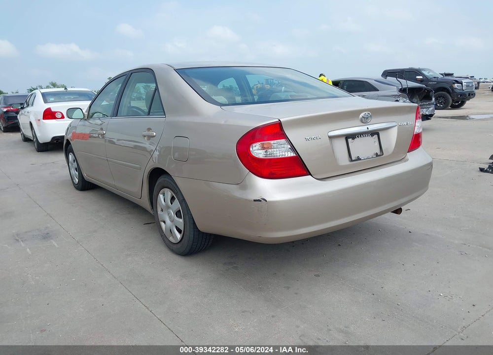 2003 TOYOTA CAMRY LE VIN: 4T1BE32K13U783848