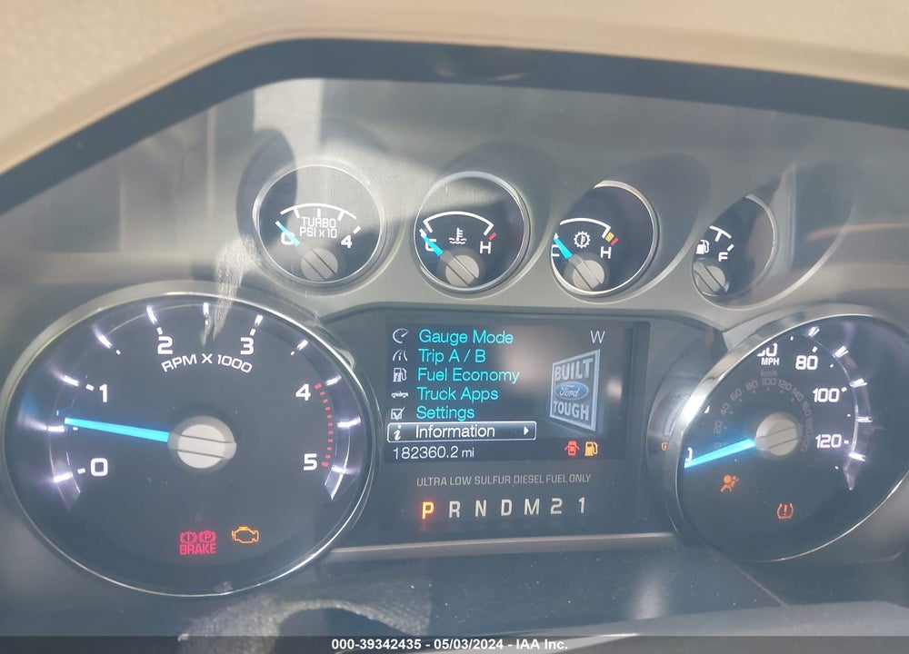 2013 FORD F-250 LARIAT VIN: 1FT7X2BT9DEA20690