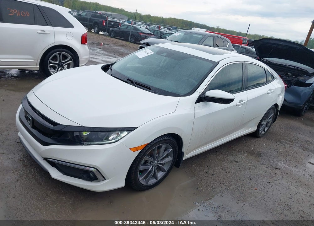 2019 HONDA CIVIC EX-L VIN: 19XFC1F76KE019254