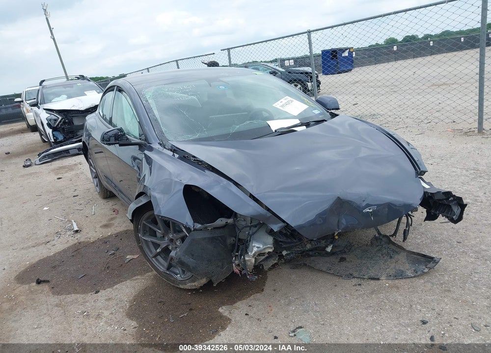 2022 TESLA MODEL 3 LONG RANGE DUAL MOTOR ALL-WHEEL DRIVE VIN: 5YJ3E1EB2NF341892