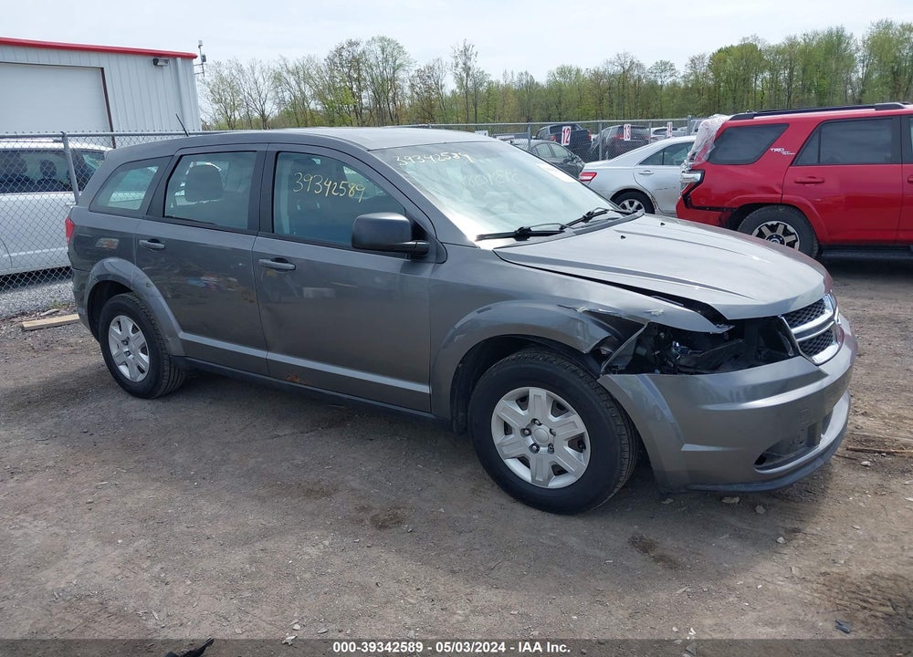 2012 DODGE JOURNEY SE/AVP VIN: 3C4PDCAB6CT390842