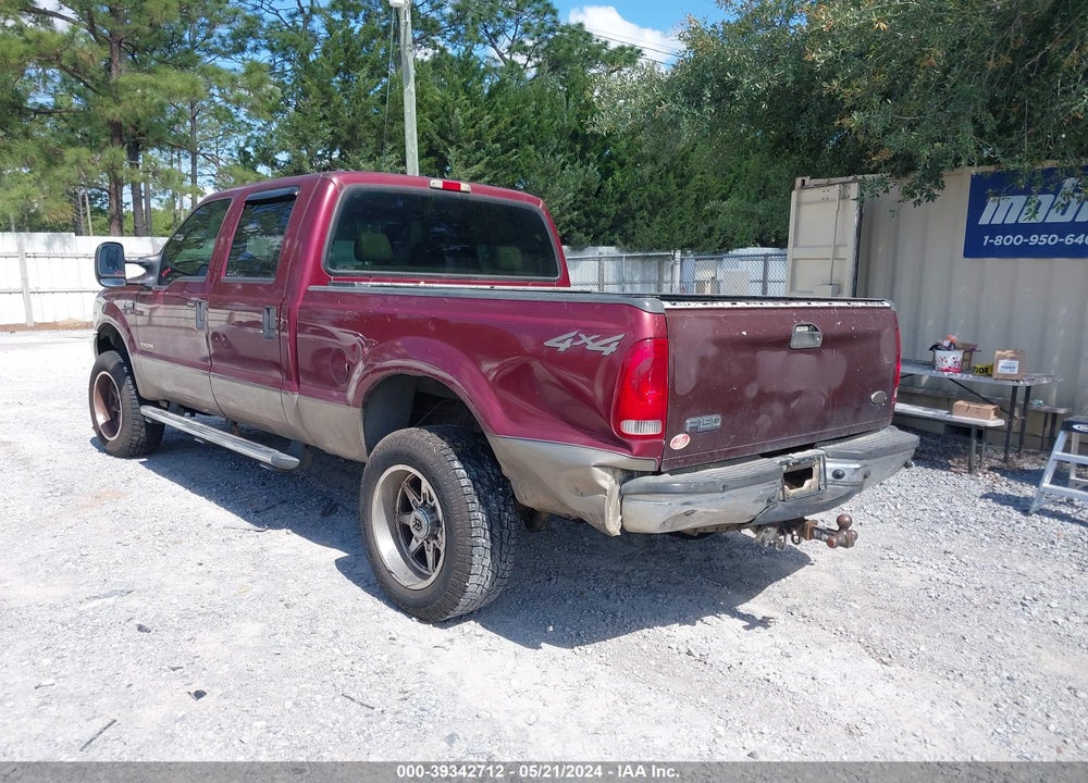 2004 FORD F-250 LARIAT/XL/XLT VIN: 1FTNW21P14EC18209