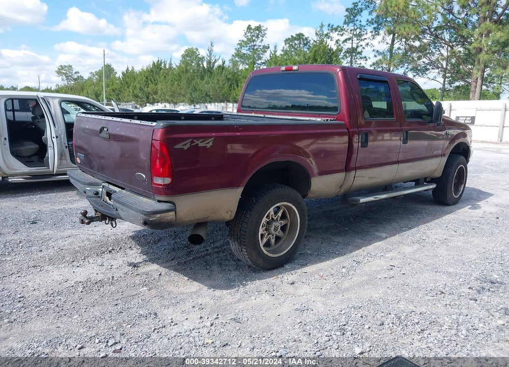 2004 FORD F-250 LARIAT/XL/XLT VIN: 1FTNW21P14EC18209