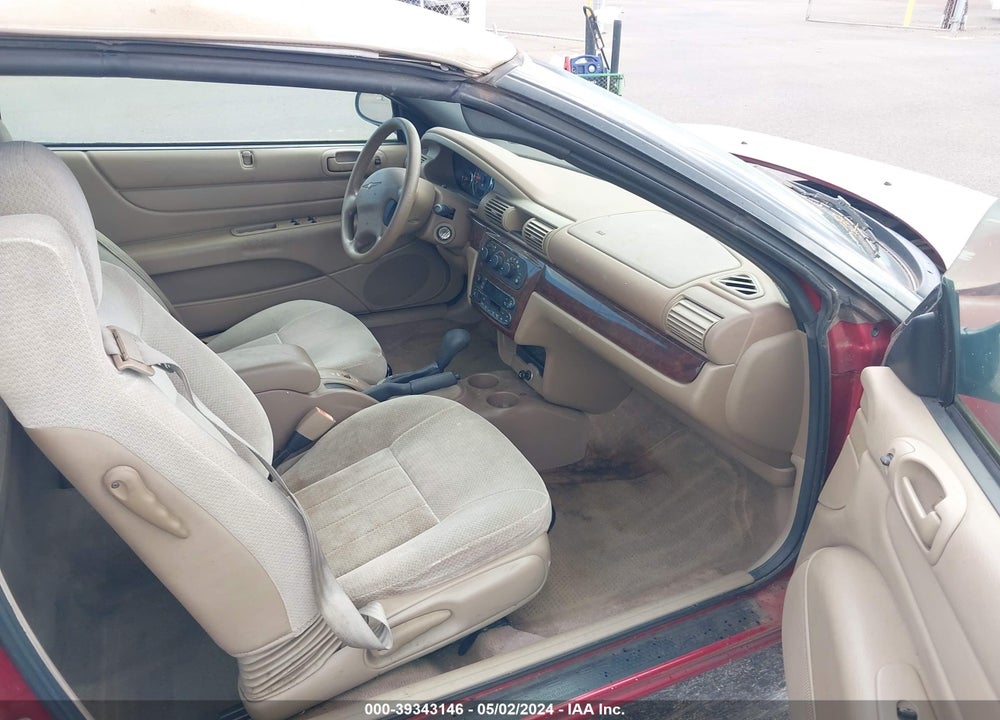 2002 CHRYSLER SEBRING LX VIN: 1C3EL45X32N237795