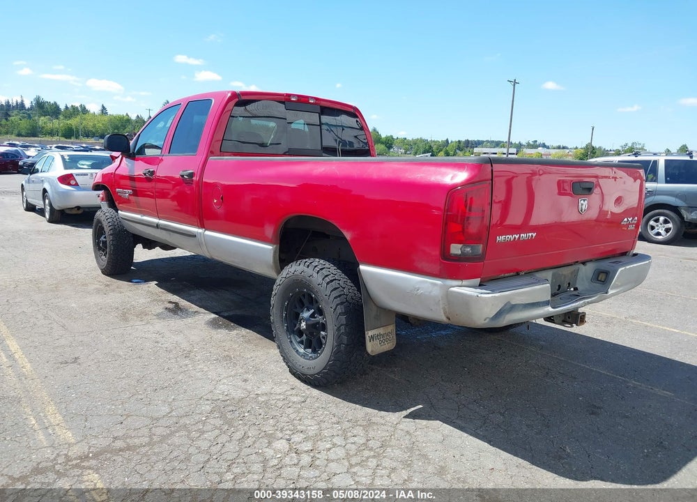 2005 DODGE RAM 2500 SLT/LARAMIE VIN: 3D3KS28C55G728565