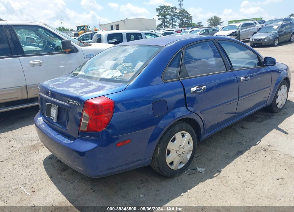 2007 SUZUKI FORENZA CONVENIENCE VIN: KL5JD56Z97K578551