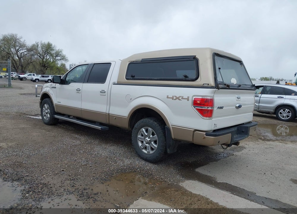 2013 FORD F-150 LARIAT VIN: 1FTFW1ET0DFB04024