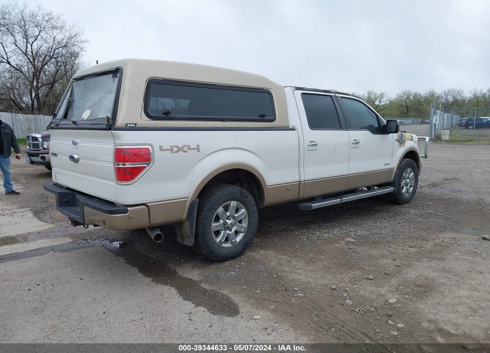 2013 FORD F-150 LARIAT VIN: 1FTFW1ET0DFB04024