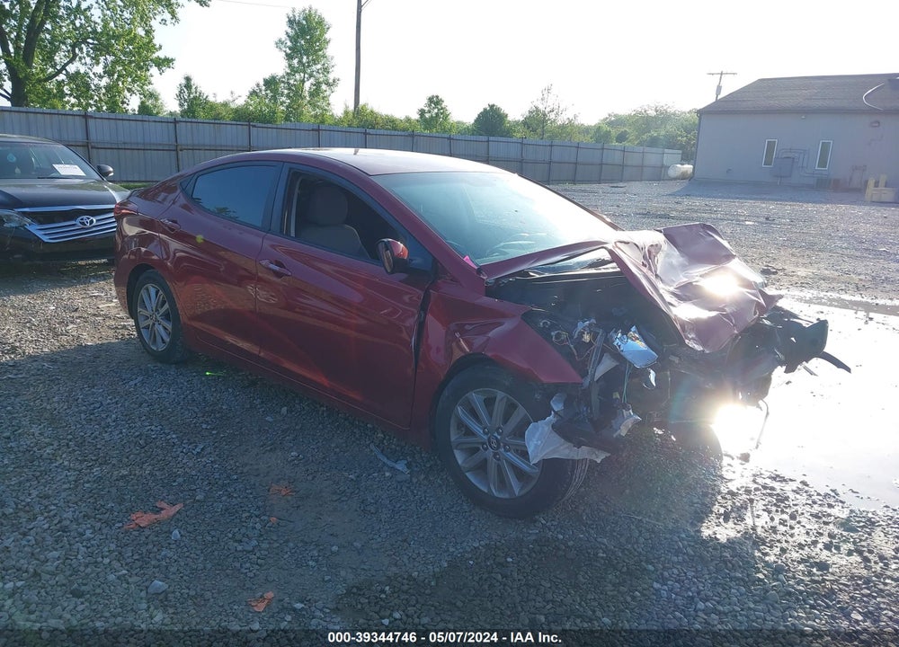 2016 HYUNDAI ELANTRA SE VIN: 5NPDH4AE5GH658261