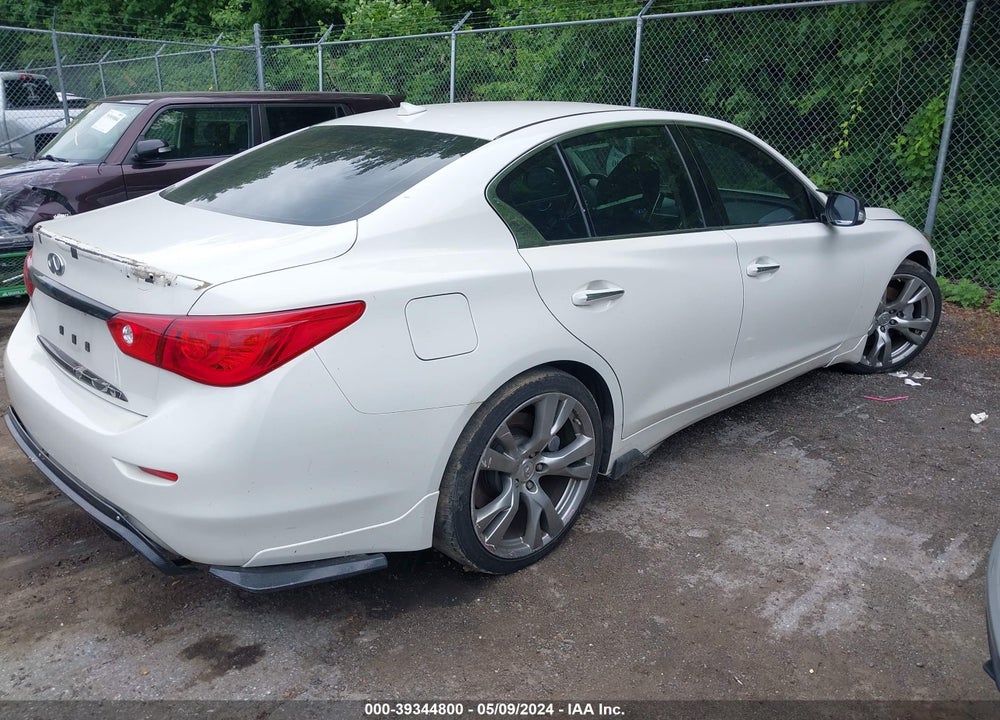 2014 INFINITI Q50 HYBRID SPORT VIN: JN1AV7AR7EM703092
