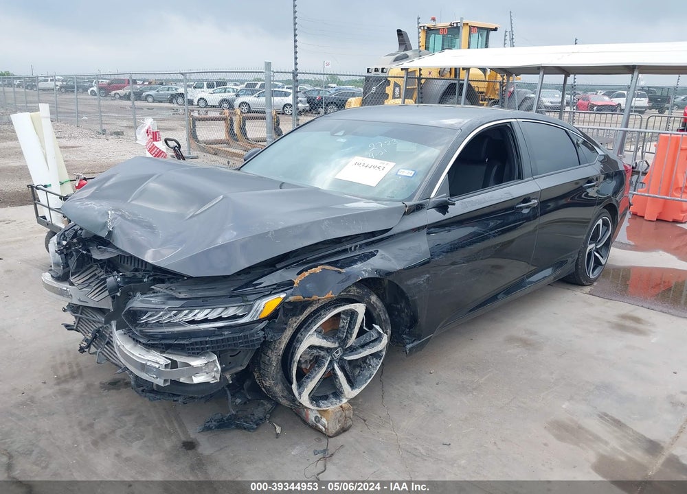 2021 HONDA ACCORD SPORT VIN: 1HGCV1F37MA110051