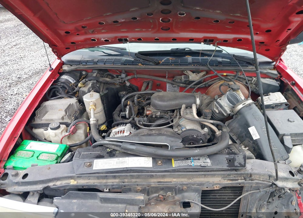 2003 CHEVROLET S-10 LS VIN: 1GCCS19X638144347