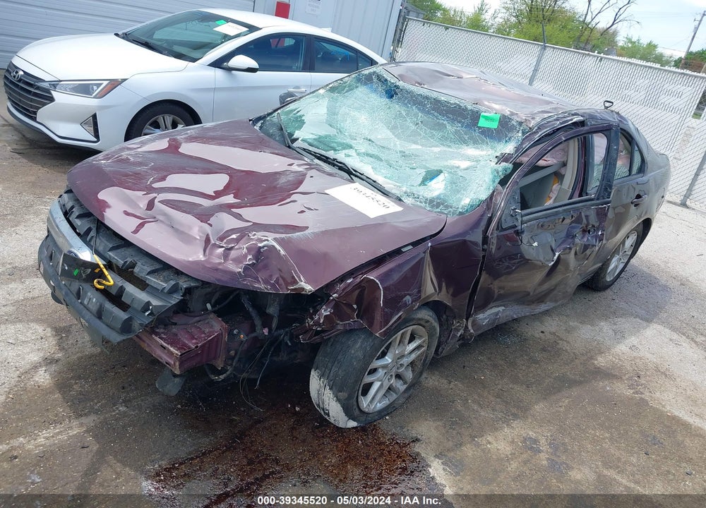 2012 FORD FUSION S VIN: 3FAHP0GA1CR356027